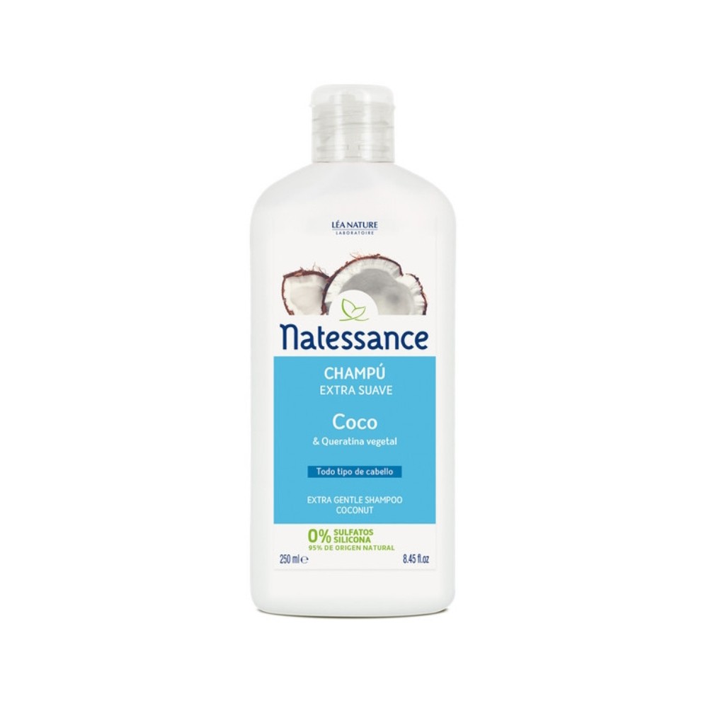 NATESSANCE CHAMPU COCO EXTRA SUAVE 250ML