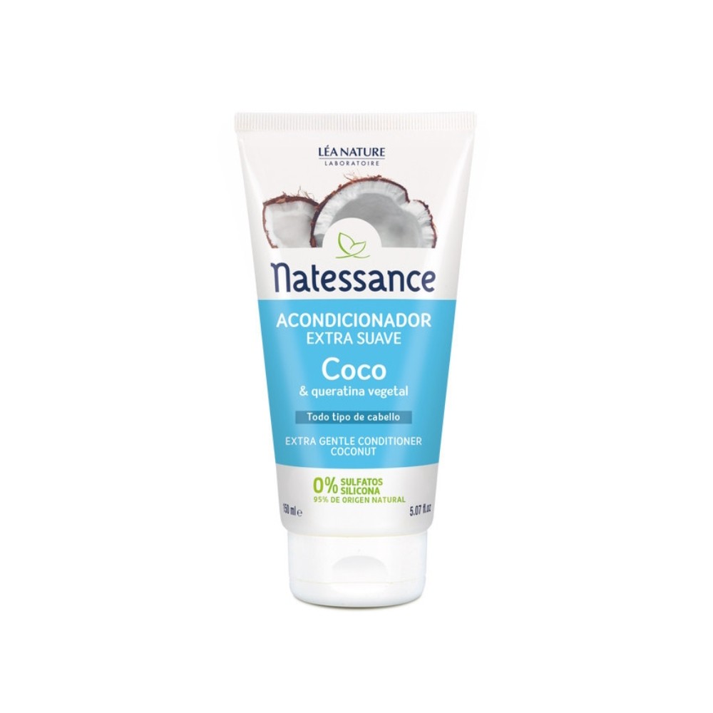 NATESSANCE ACONDICIONADOR COCO EXTRA SUAVE 150ML