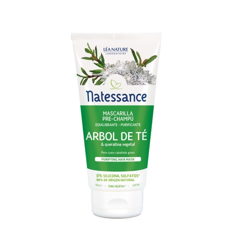 NATESSANCE MASCARILLA PRE-CHAMPU ARBOL DE T.150ML