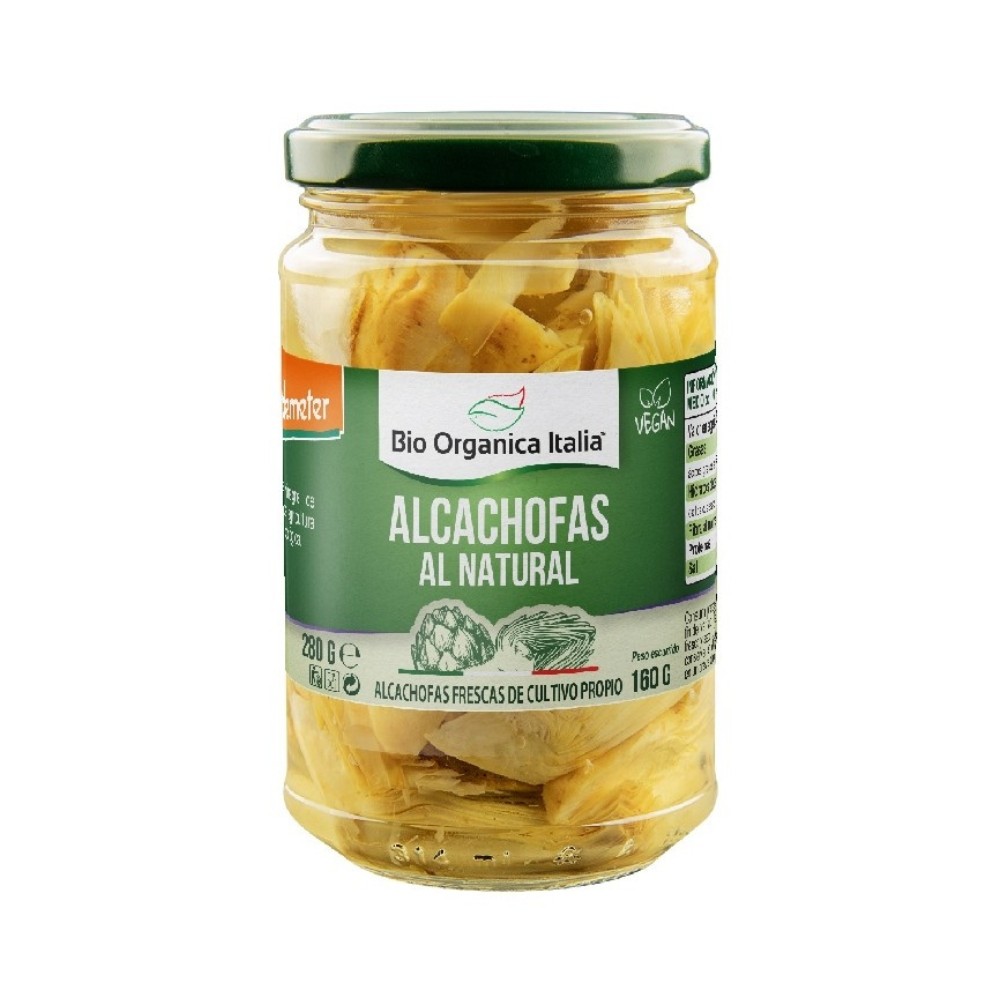 BIO ORGANICA ITALIA ALCACHOFA NATURAL 280g