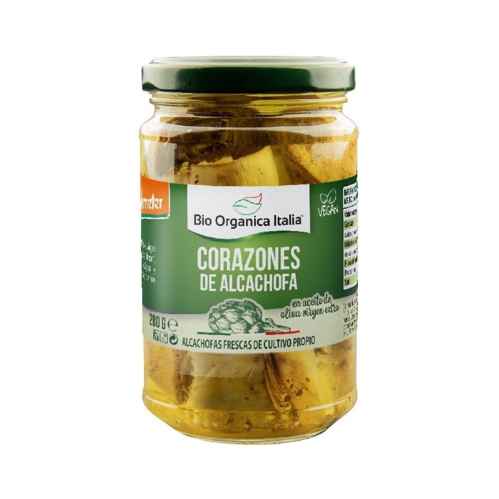BIO ORGANICA ITALIA ALCACHOFA CORAZON ACEITE 280g