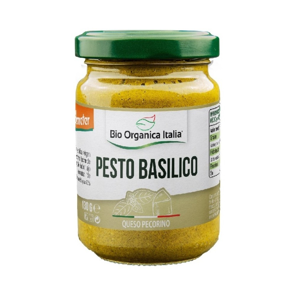 BIO ORGANICA ITALIA PESTO ALBAHACA PECORINO 130g