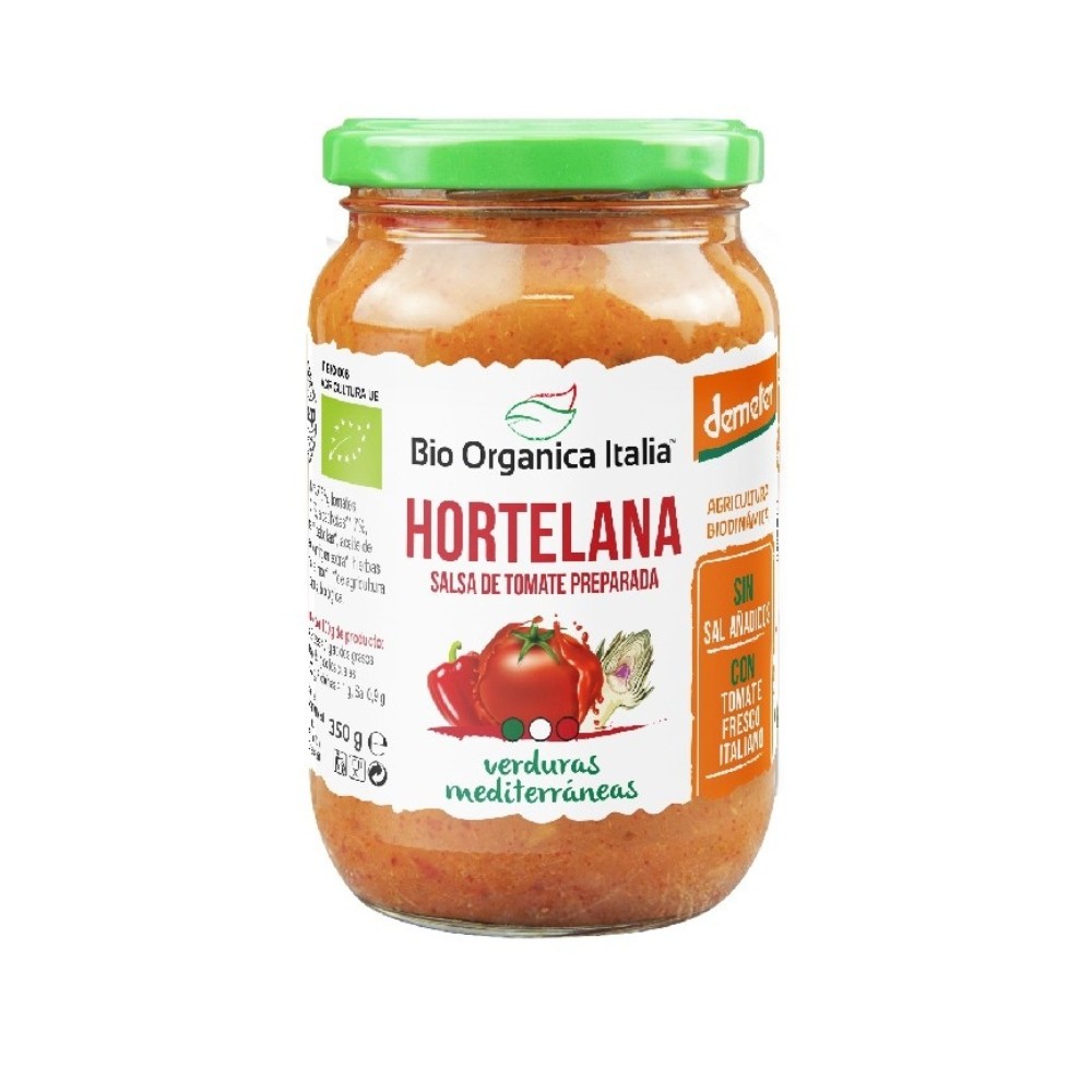 BIO ORGANICA ITALIA SALSA TOMATE HORTELANA 350G