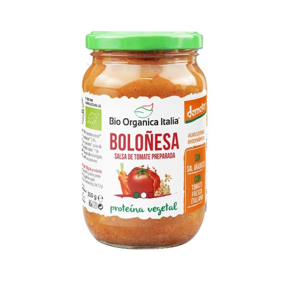 BIO ORGANICA ITALIA SALSA TOMATE BOLOÑESA 350ML