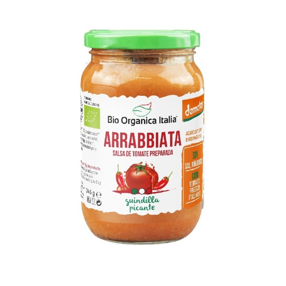 BIO ORGANICA ITALIA SALSA TOMATE ARRABIATA 345ml