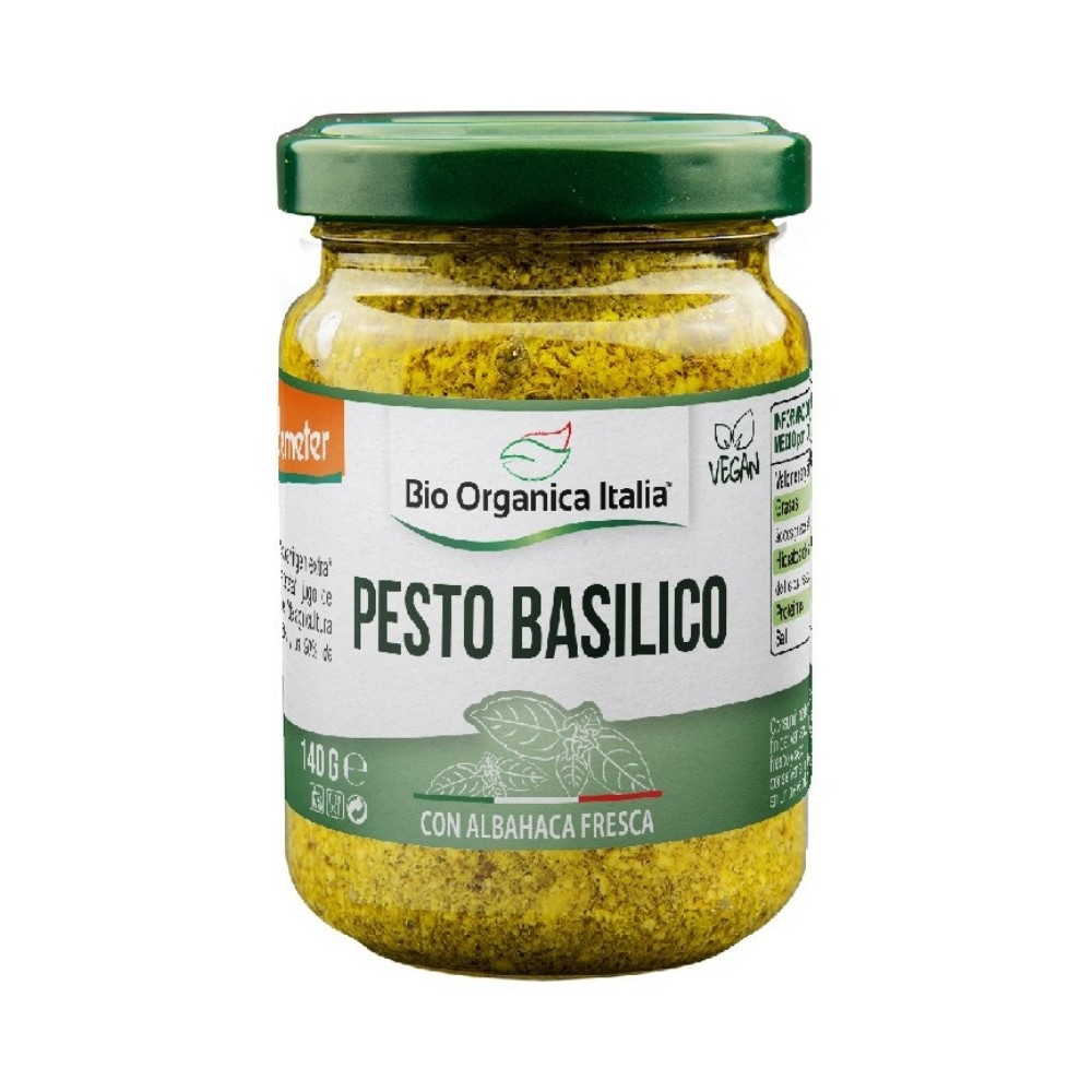 BIO ORGANICA ITALIA PESTO BASILICO VEGANO 140g