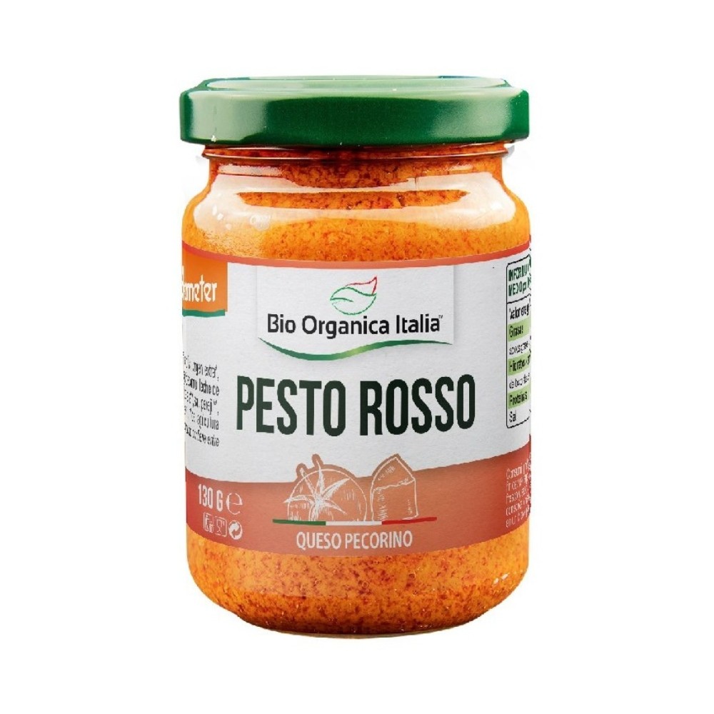 BIO ORGANICA ITALIA PESTO ROSSO PECORINO 130g