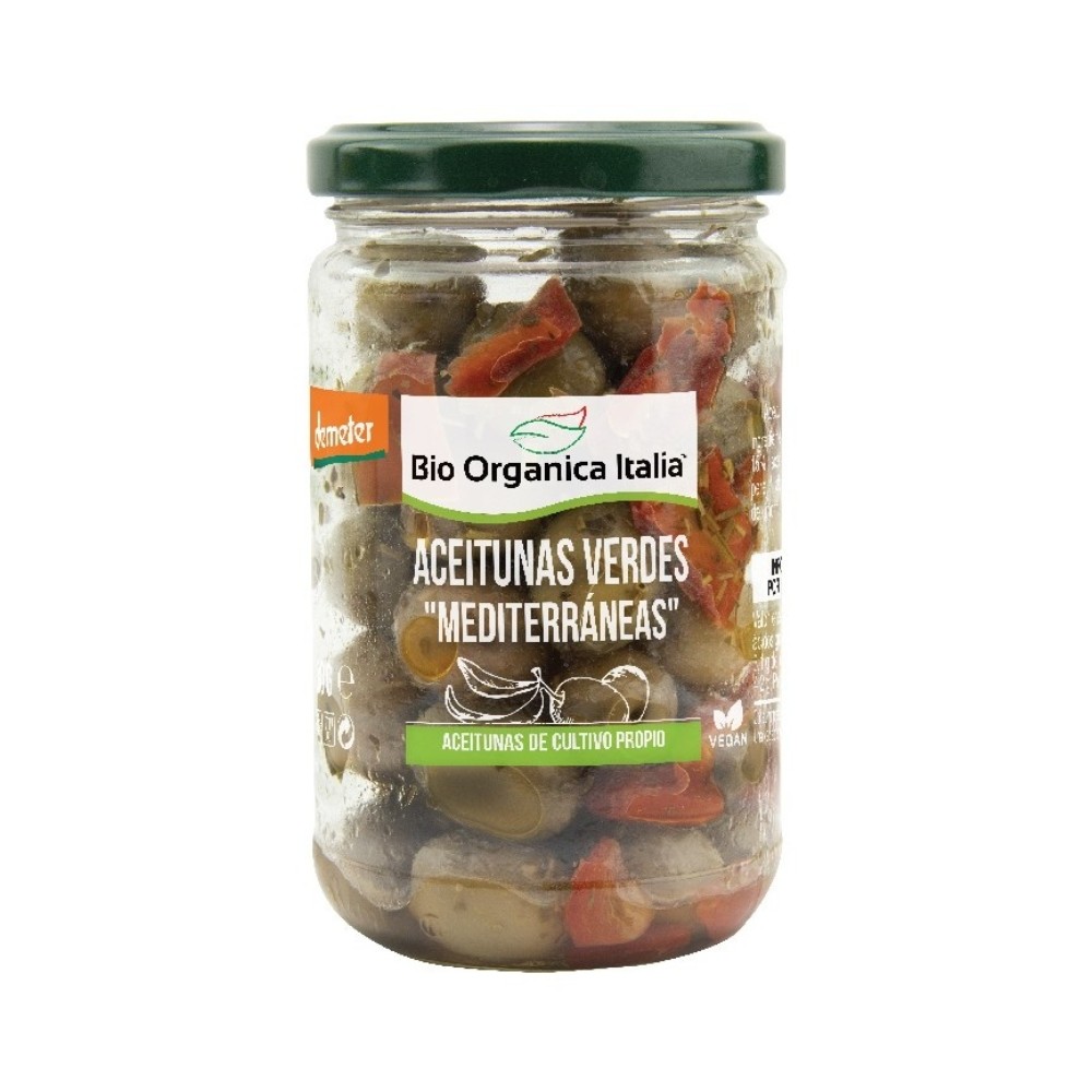BIO ORGANICA ITALIA ACEITUNA V.ALIÑO MED. 180G