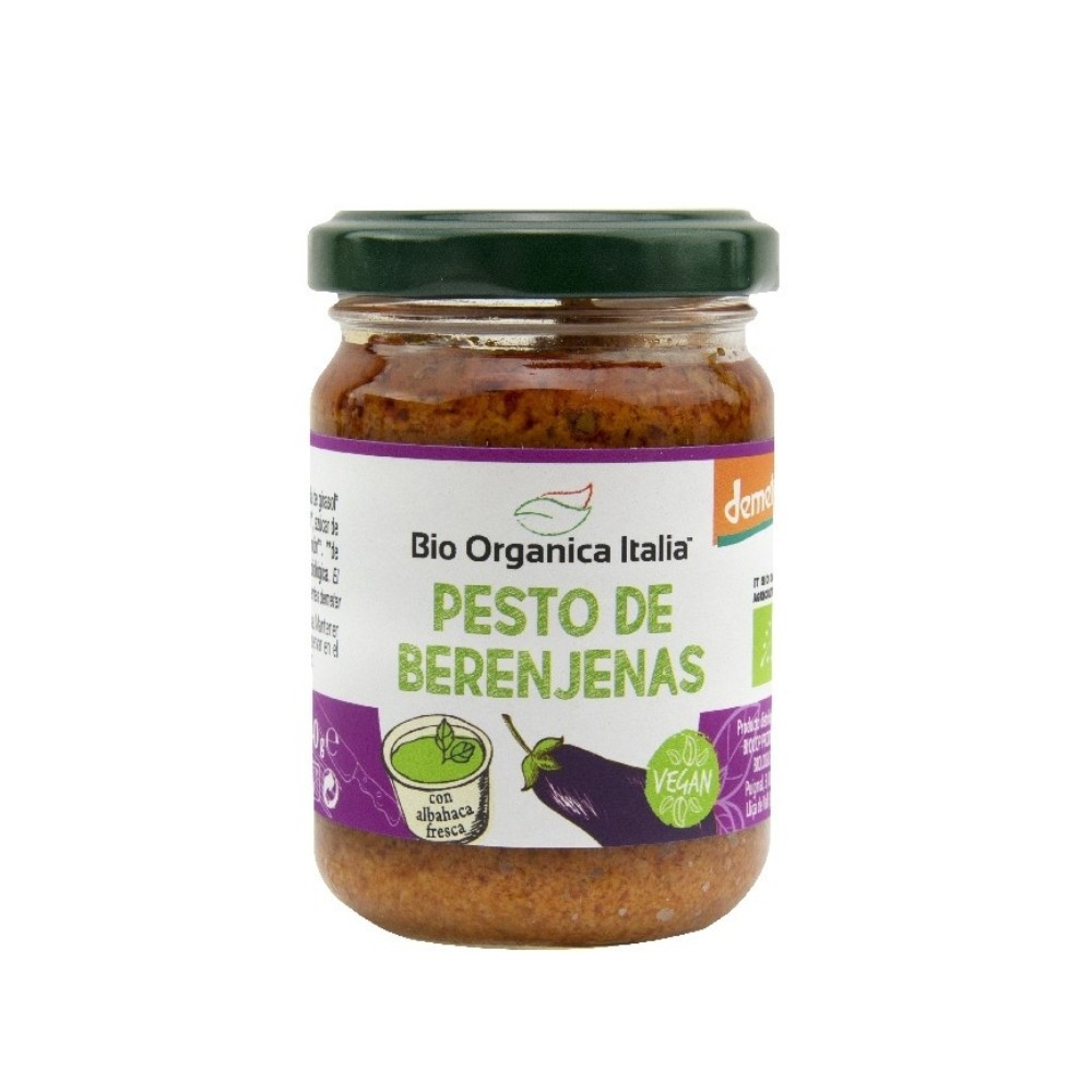 BIO ORGANICA ITALIA PESTO BERENGENAS VEGANO 140G