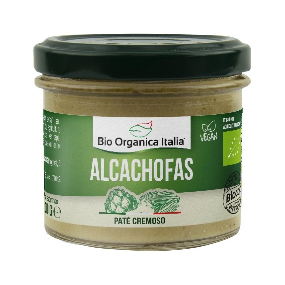 BIO ORGANICA ITALIA PATE ALCACHOFAS 100g