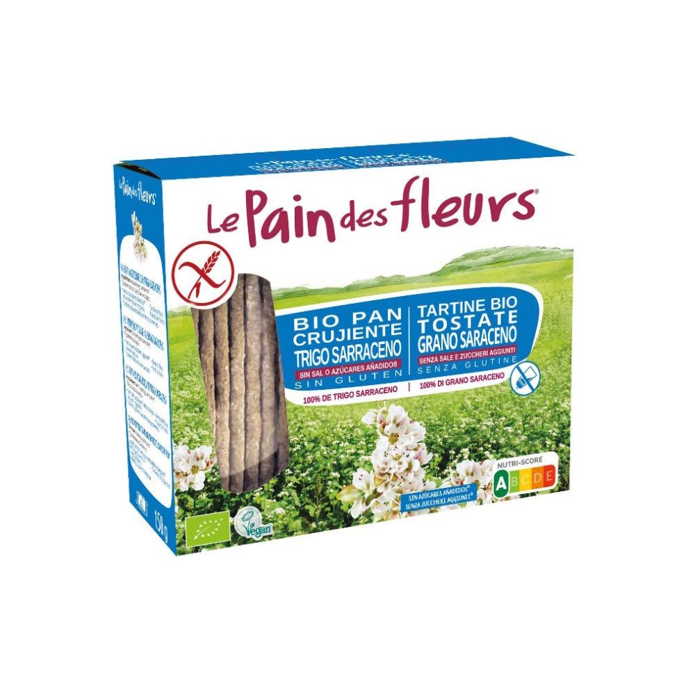 LE PAIN DES FLEURS CRACKERS S/SAL SARRACENO 150G