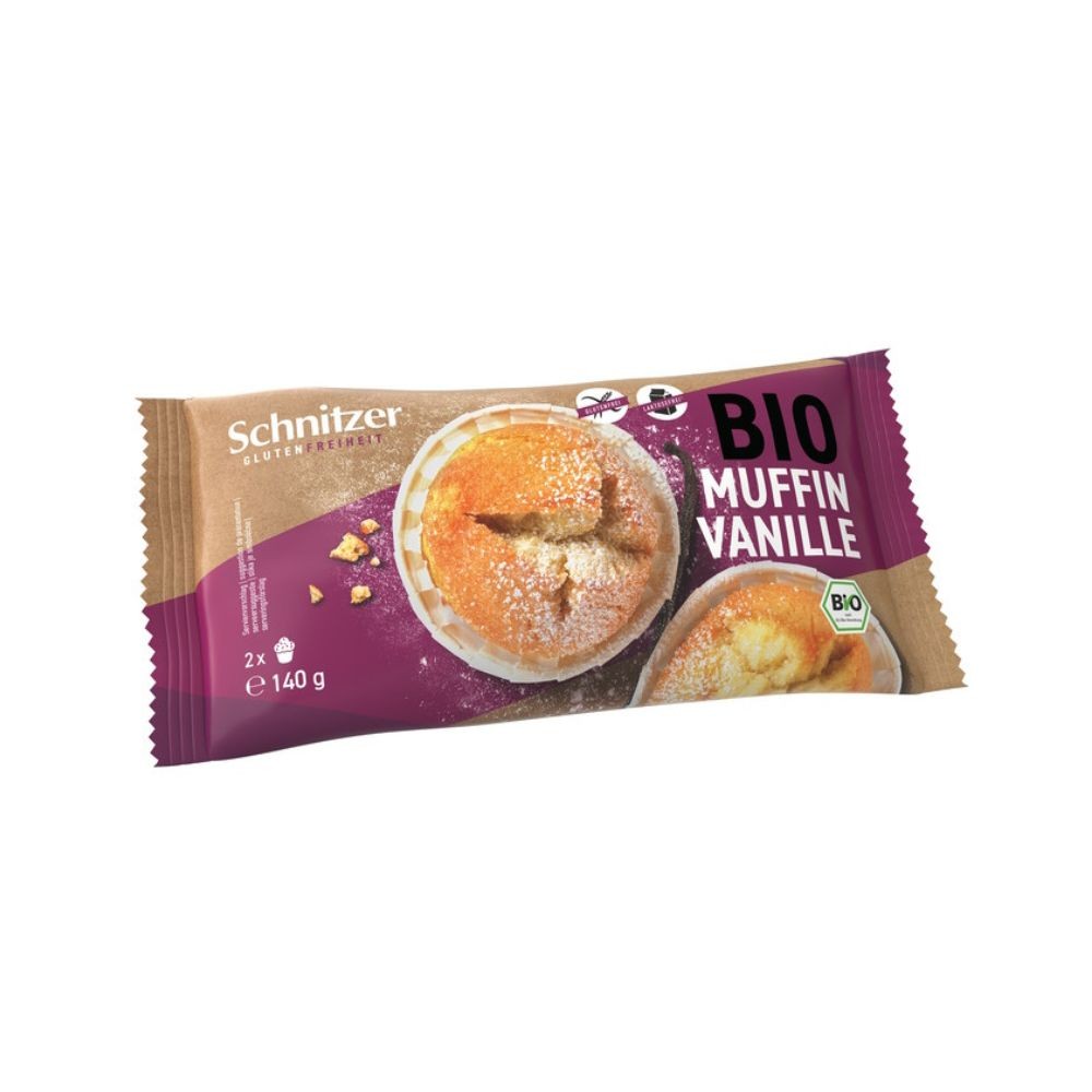 SCHNITZER MUFFINS VAINILLA S/G 140g