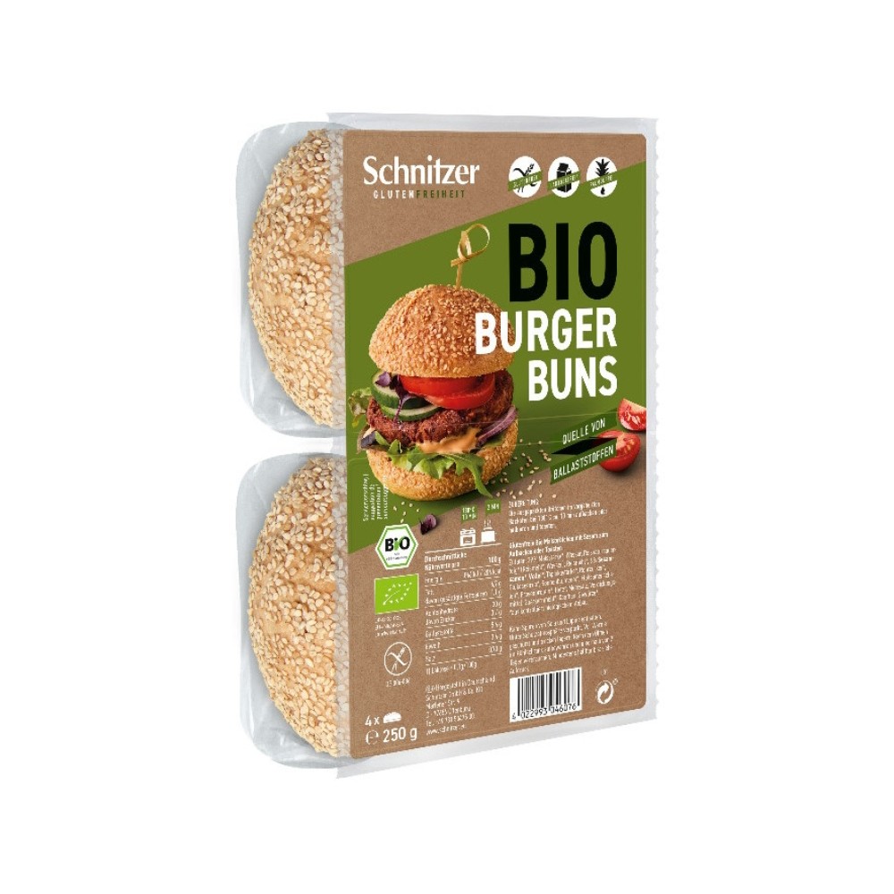 SCHNITZER PANECILLO HAMBURGUESA S/G 4x62,5g