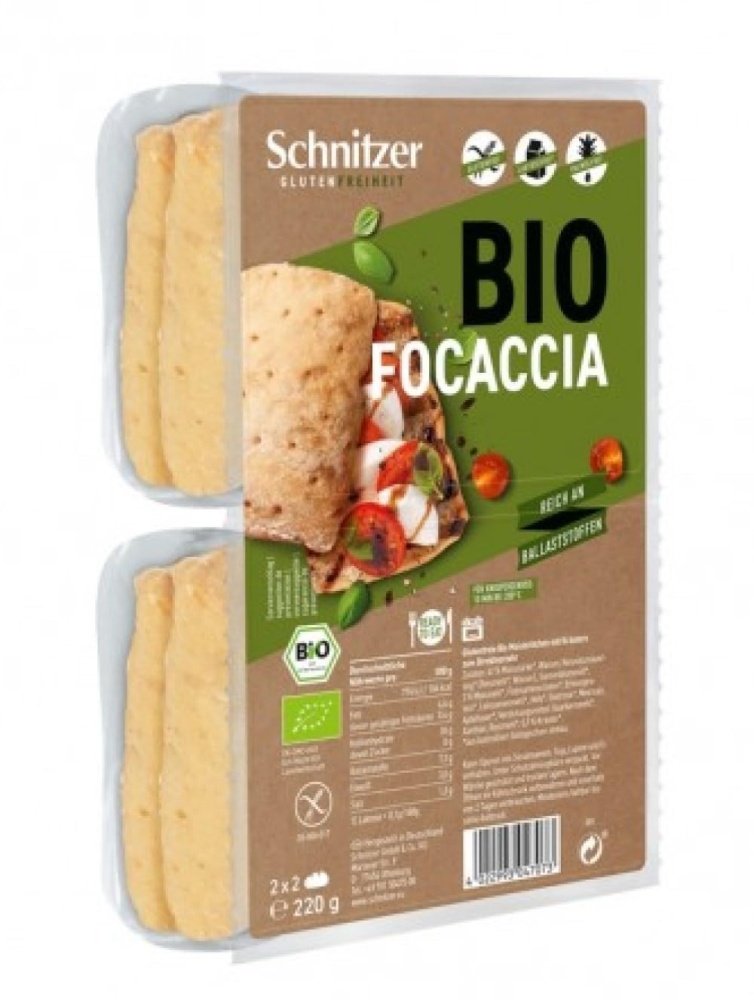 SCHNITZER PANECILLOS FOCACCIA S/GLUTEN 220G