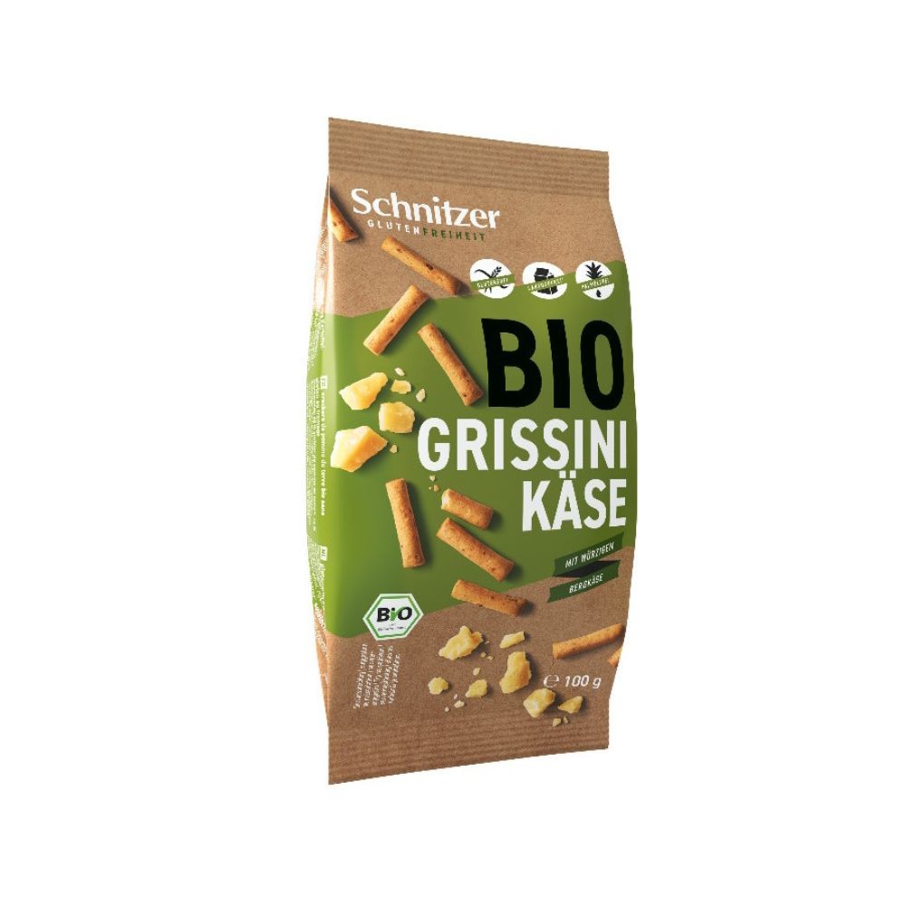 SCHNITZER PALITOS GRISSINI QUESO S/G 100g
