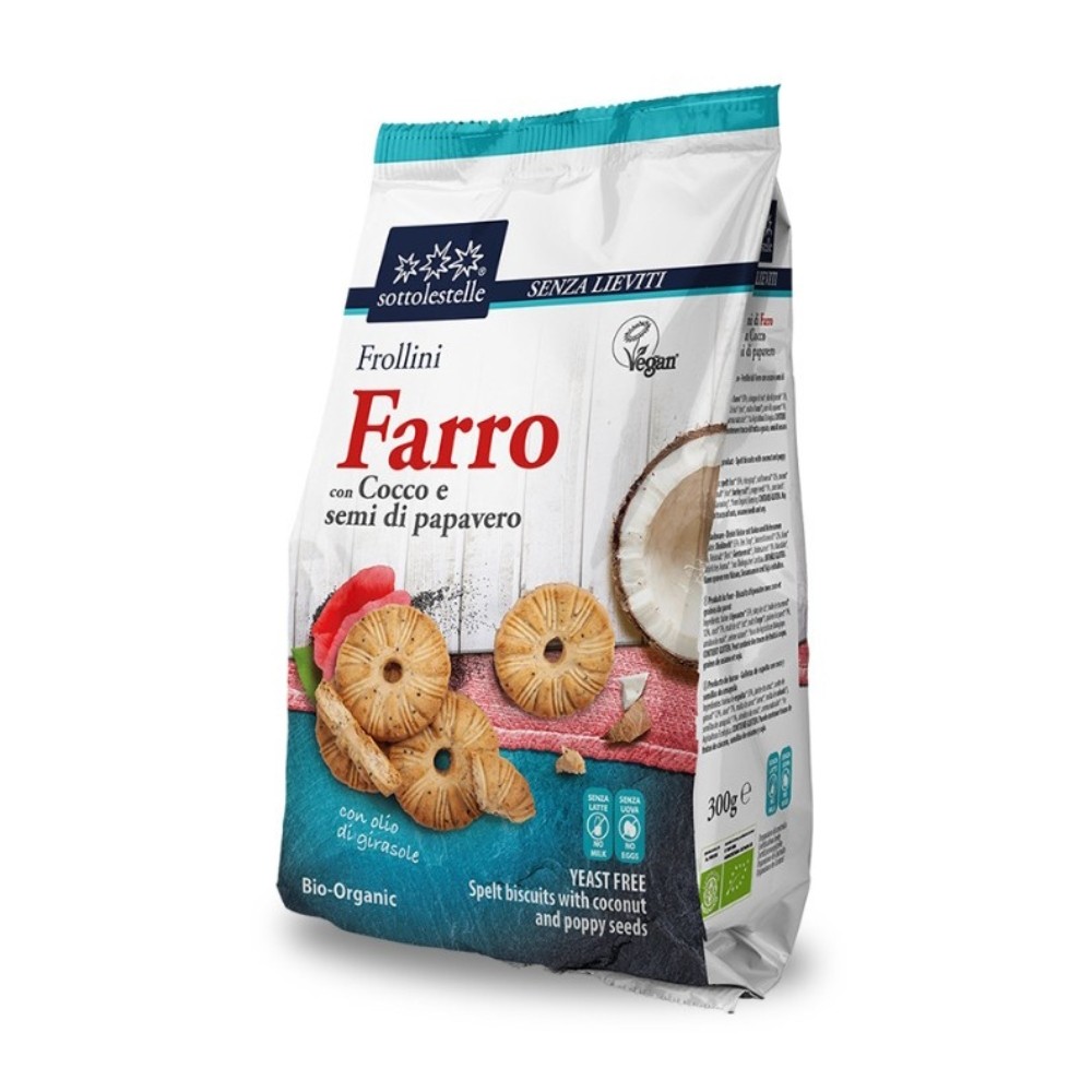SOTTO GALLETA ESPELTA COCO SEMILLAS AMAPOLA 250G