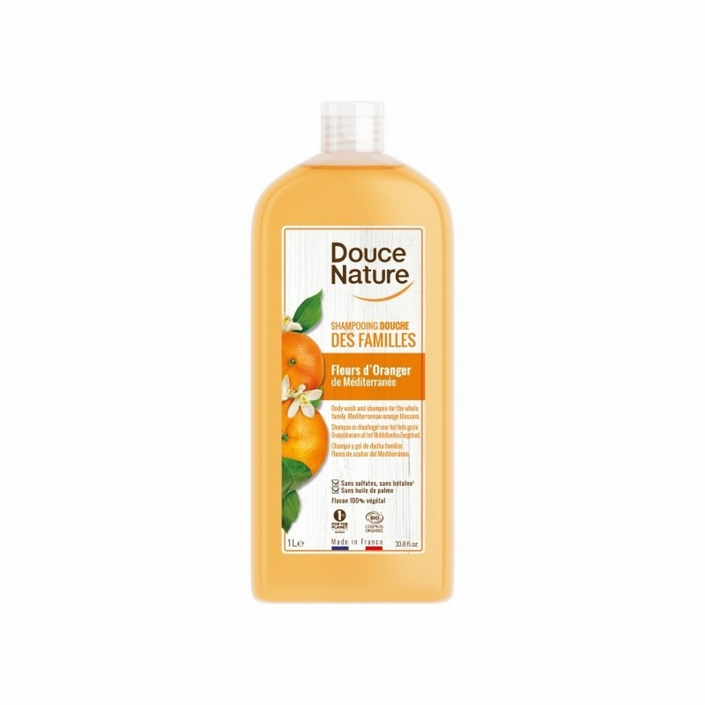 DOUCE NATURE CHAMPU GEL DUCHA NARANJA 1L