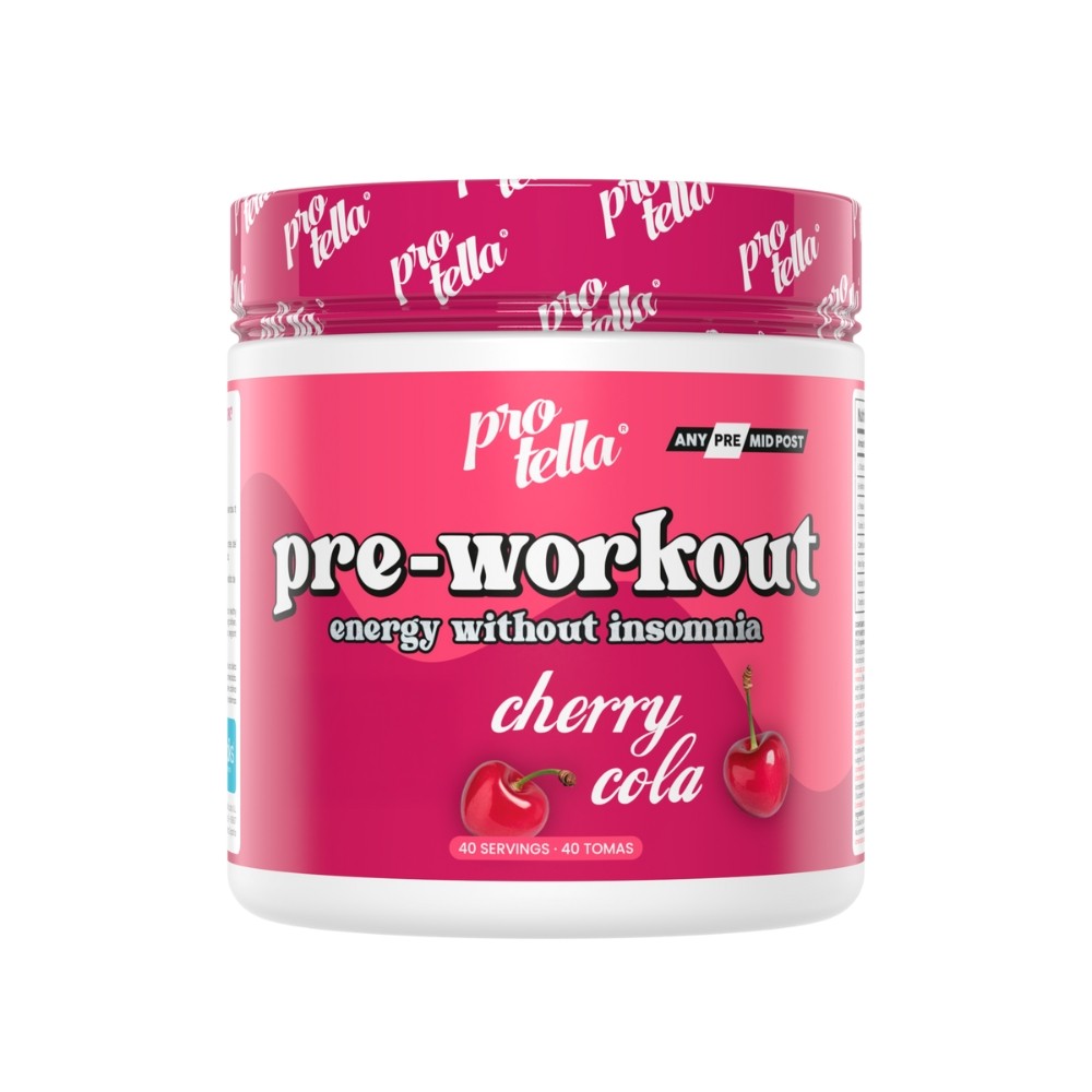 PROTELLA PRE ENTRENO 280G CEREZA COLA