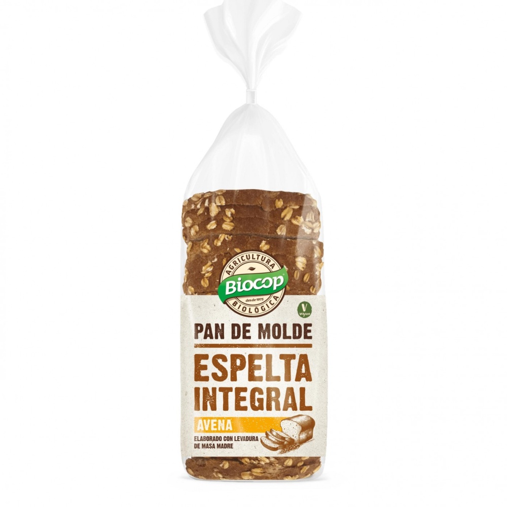 BIOCOP PAN MOLDE ESPELTA INT.AVENA MASA MADRE 400G