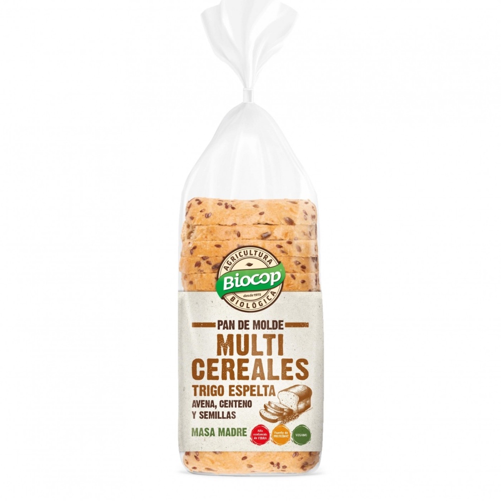 BIOCOP PAN MOLDE MULTICEREALES M.MADRE 400G