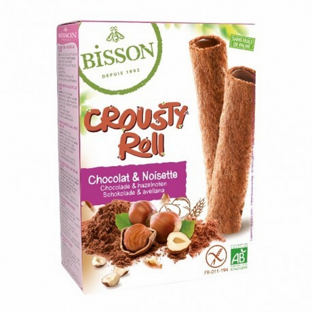 BISSON CROUSTY ROLL CACAO AVELLANA 125g