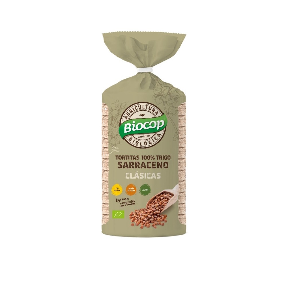 BIOCOP TORTITAS 100% TRIGO SARRACENO CLASICAS 100G