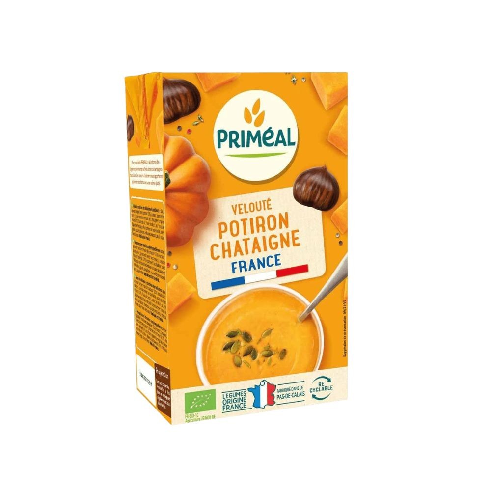 PRIMEAL CREMA CALABAZA CASTAÑAS 1L
