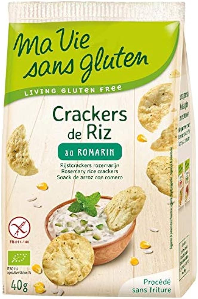 MA VIE SANS GLUTEN CRACKER ARROZ ROMERO 40g