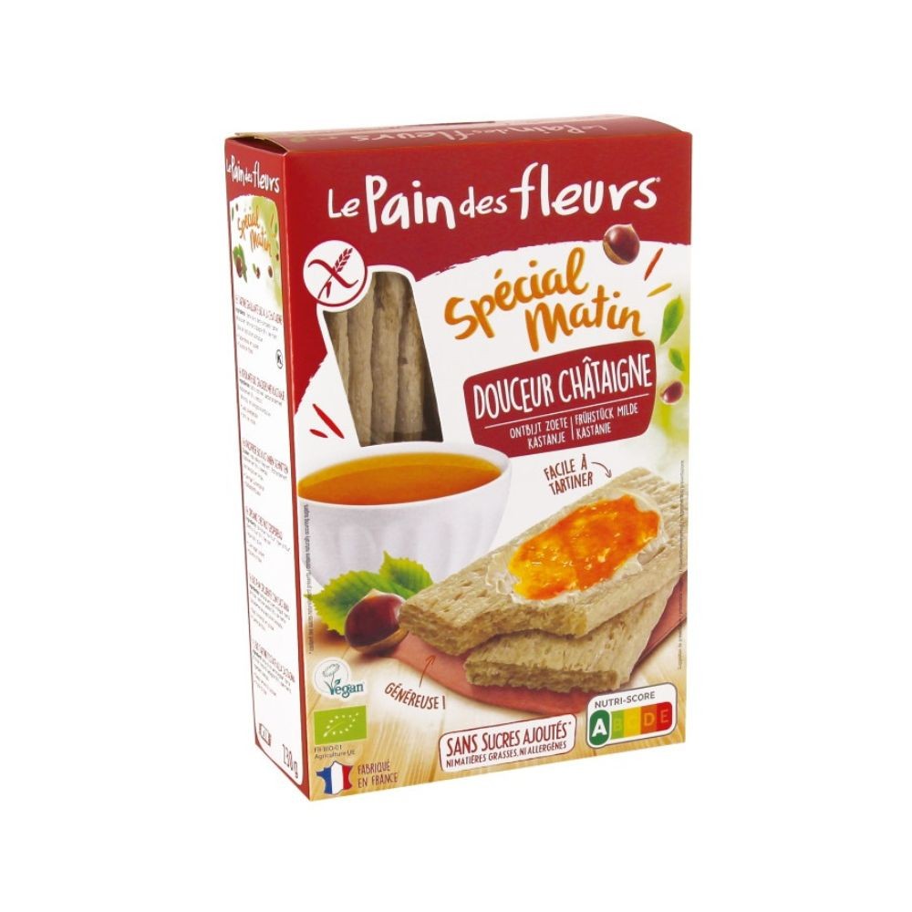 LE PAIN DES FLEURS TOSTADA CASTAÑA MATIN 230G