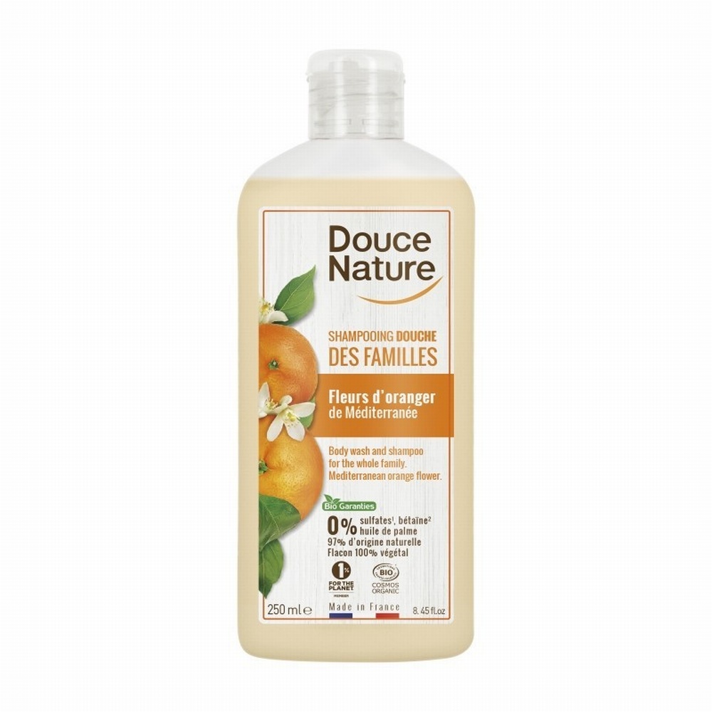 DOUCE NATURE CHAMPU GEL DUCHA NARANJA 250ml