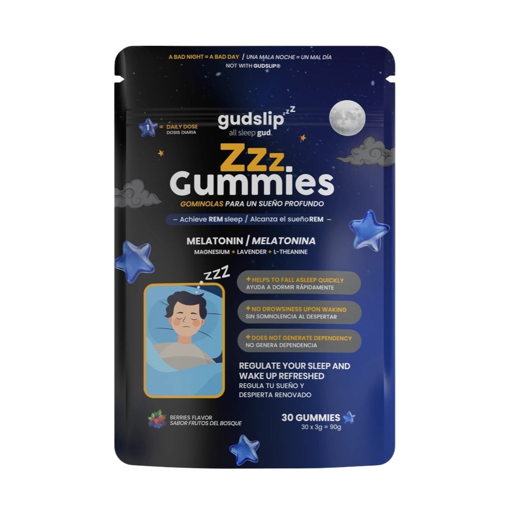 GUDSLIP MELATONIN GUMMIES GOMINOLAS (30gomin x 3g)