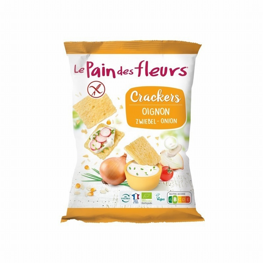 LE PAIN DES FLEURS MINI CRAKERS CEBOLLA 75G