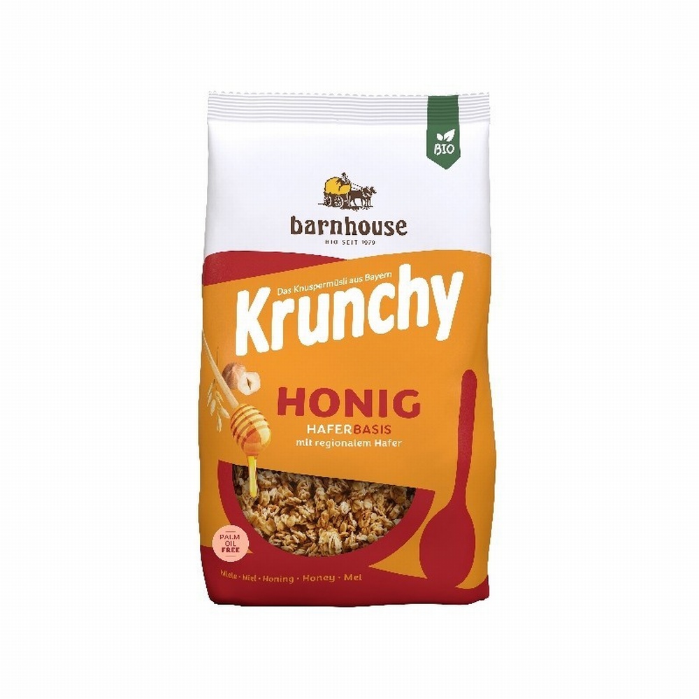 BARNHOUSE MUESLI KRUNCHY SUN 600G MIEL