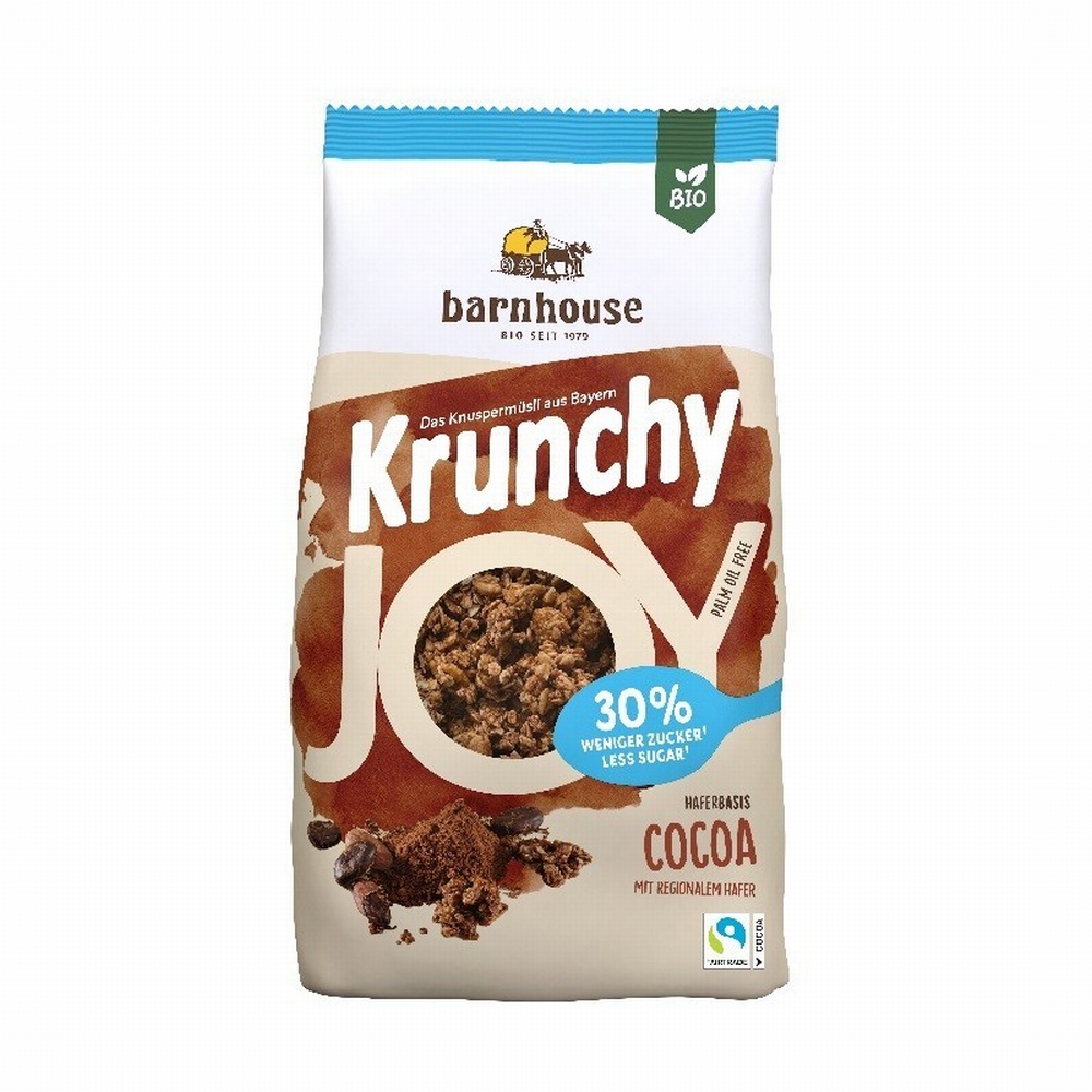 BARNHOUSE MUESLI KRUNCHY JOY 375G CACAO