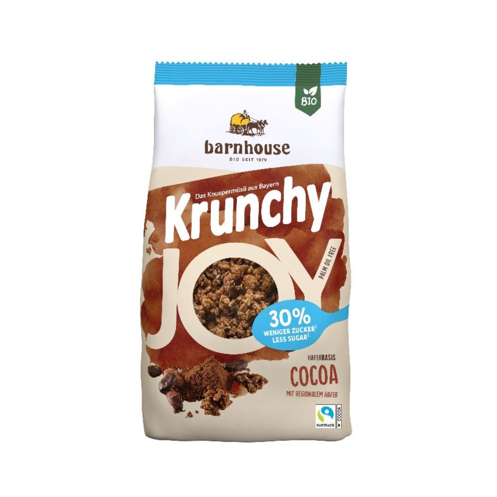 BARNHOUSE MUESLI KRUNCHY JOY 375G CACAO