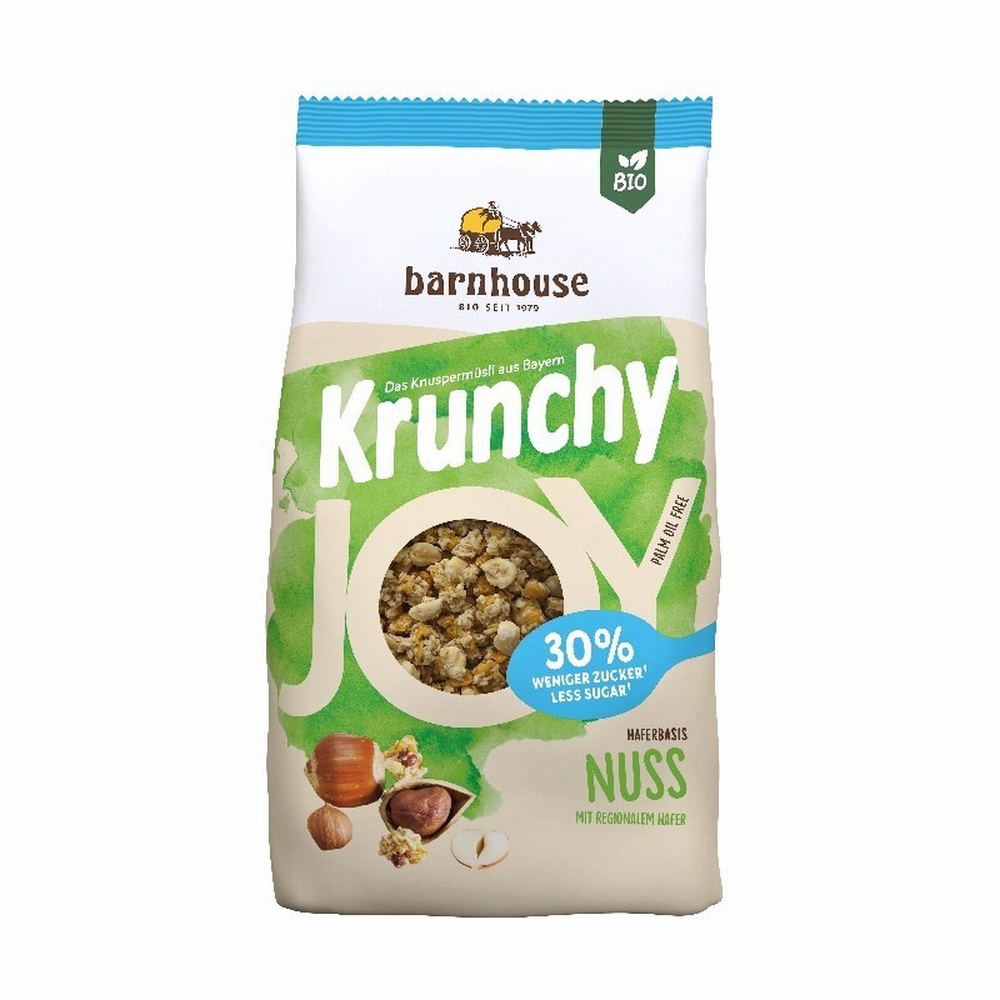 BARNHOUSE MUESLI KRUNCHY JOY 375G AVELLANAS