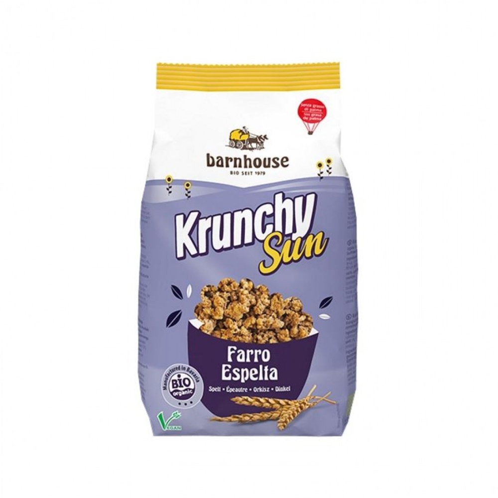 BARNHOUSE MUESLI KRUNCHY SUN 375G TRIGO ESPELTA