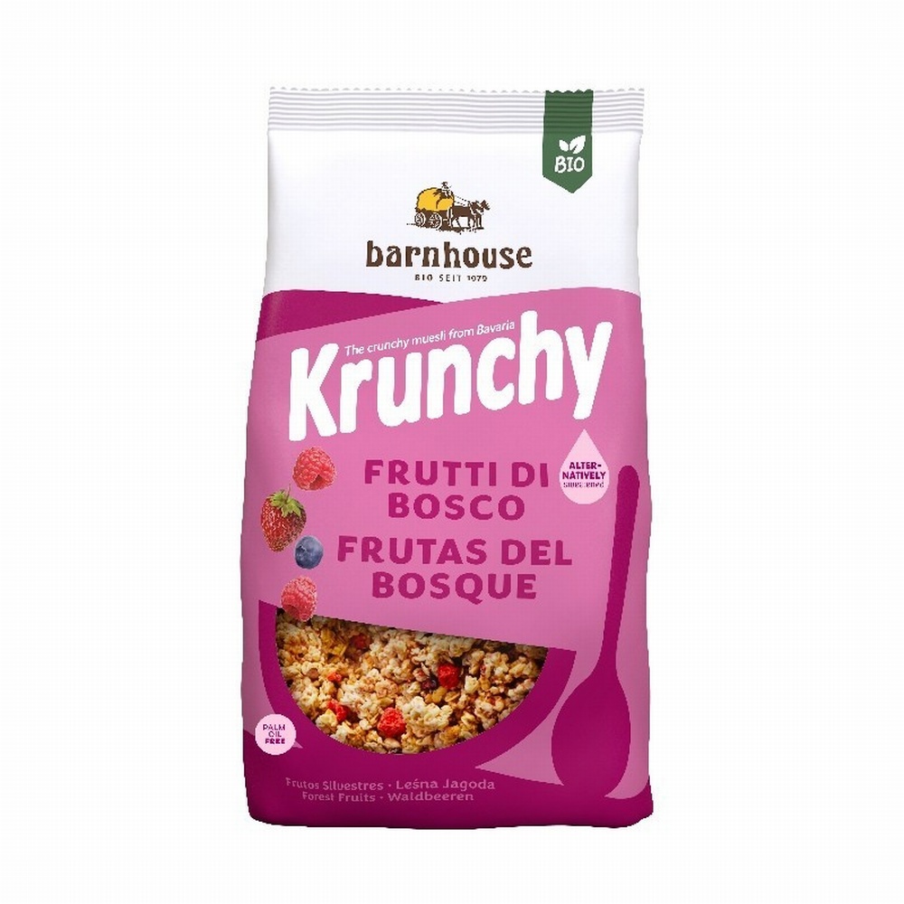 BARNHOUSE MUESLI KRUNCHY SUN 375G FRUTAS BOSQUE
