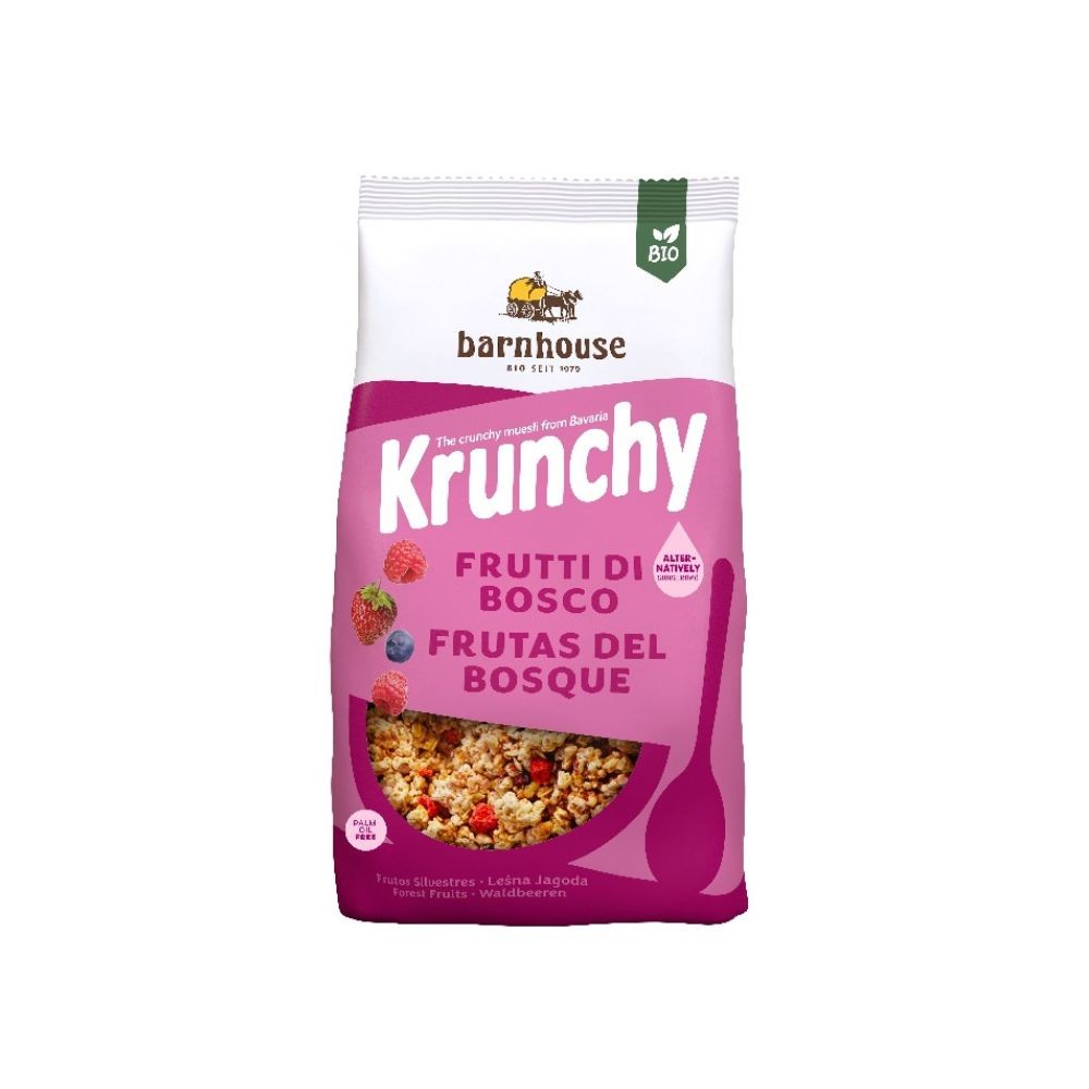 BARNHOUSE MUESLI KRUNCHY SUN 375G FRUTAS BOSQUE