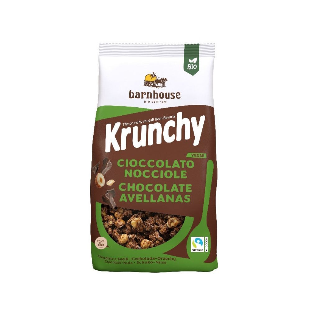 BARNHOUSE MUESLI KRUNCHY SUN 375G CHOCO AVELLANA