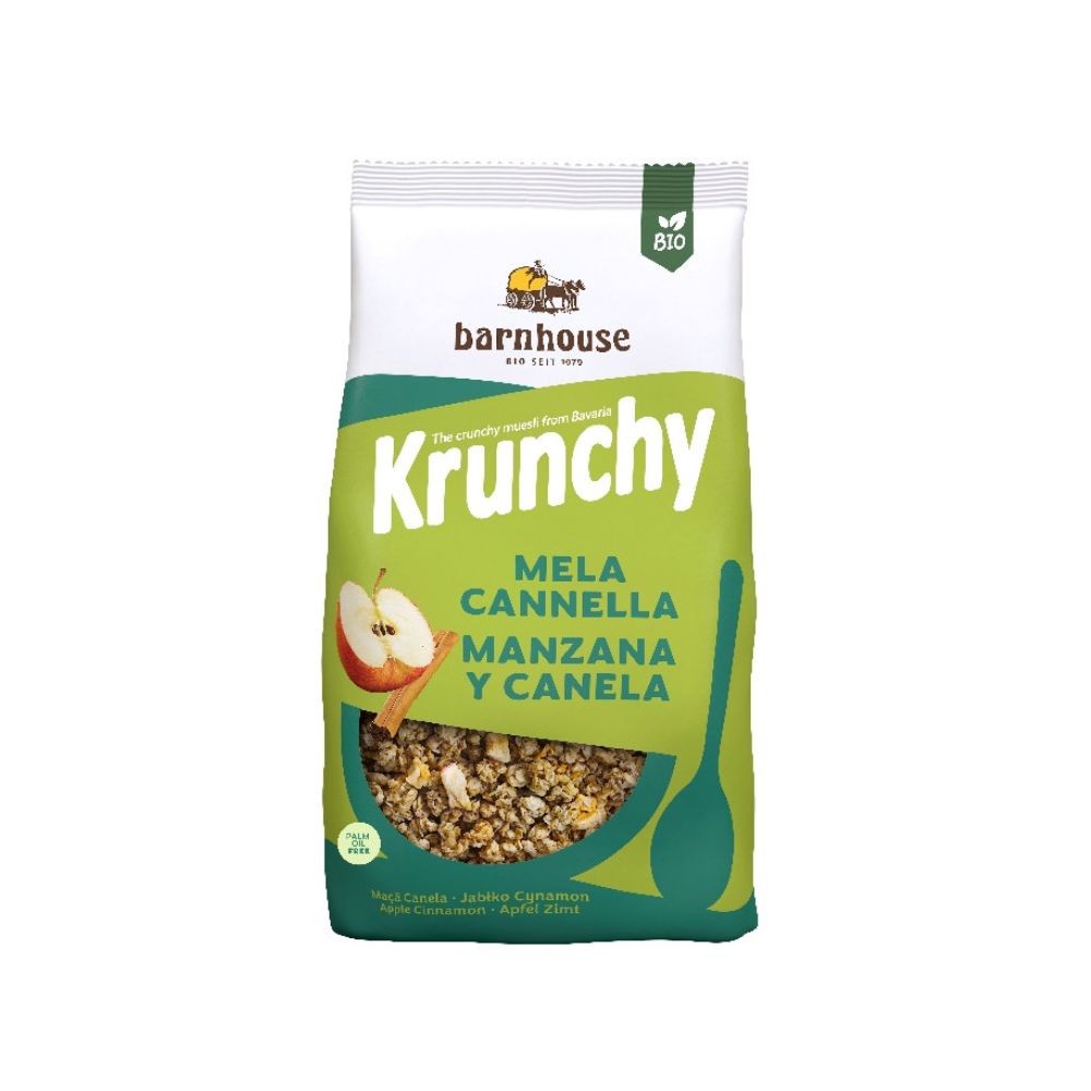 BARNHOUSE MUESLI KRUNCHY SUN 375G MANZANA CANELA