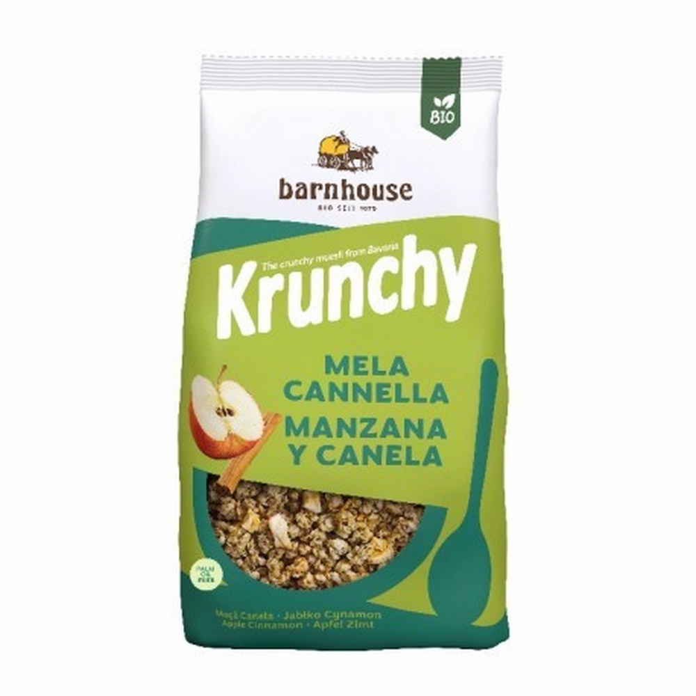 BARNHOUSE MUESLI KRUNCHY SUN 375G MANZANA CANELA