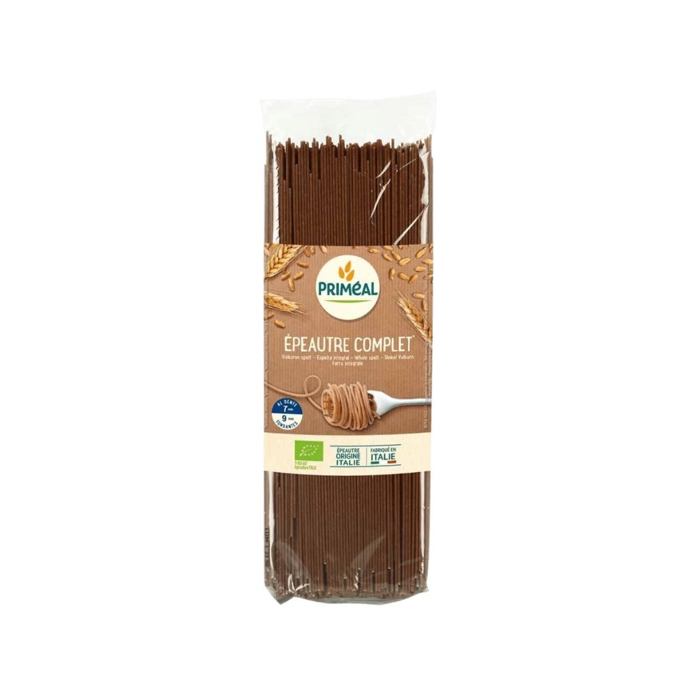 PRIMEAL ESPAGUETI TRIGO ESPELTA INTEGRAL 500g