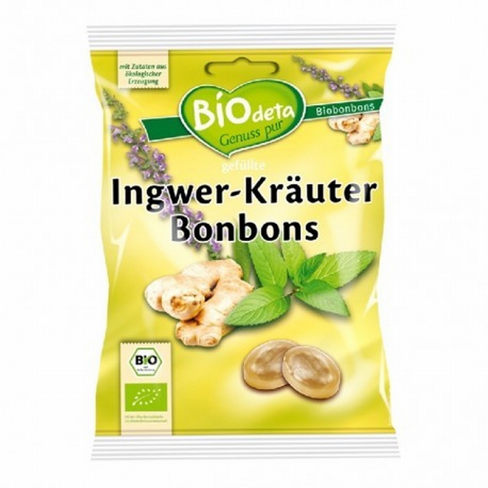 BIODETA CARAMELOS R.JENGIBRE HIERBAS 75g