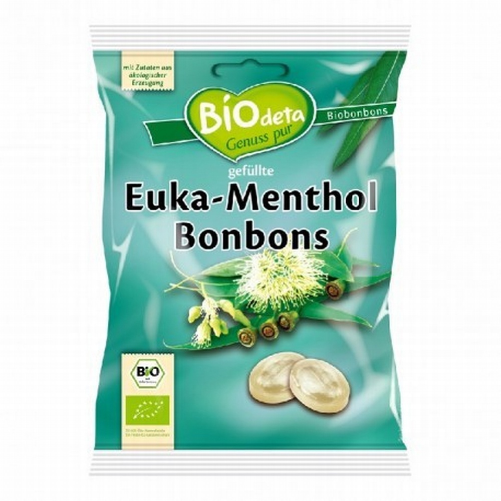 BIODETA CARAMELOS R.EUCALIPTO MENTOL 75g