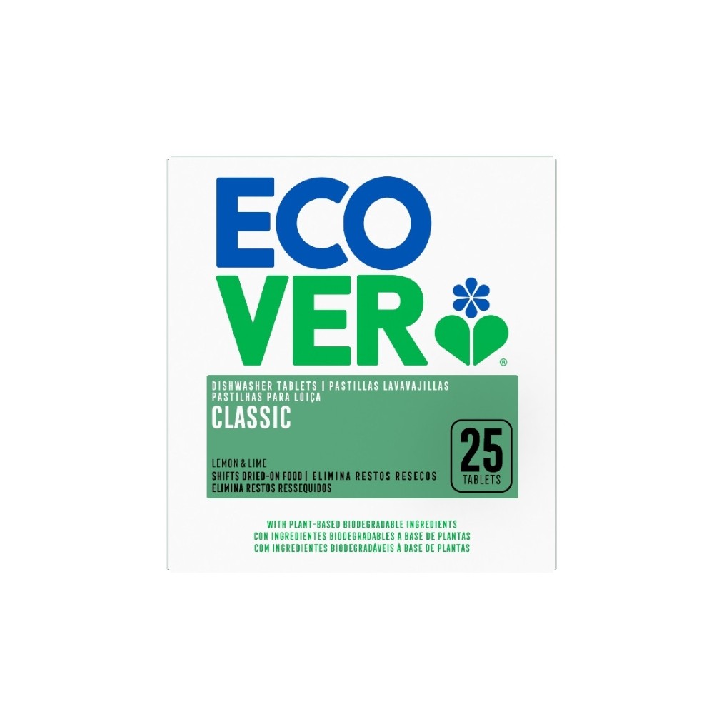 ECOVER LAVAVAJILLAS CLASSIC MAQUINA 25 tabletas