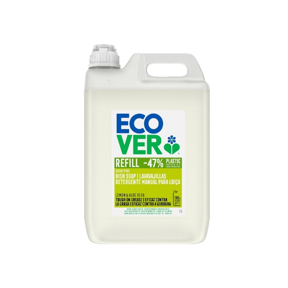 ECOVER LAVAVAJILLAS LIMON ALOE VERA 5L
