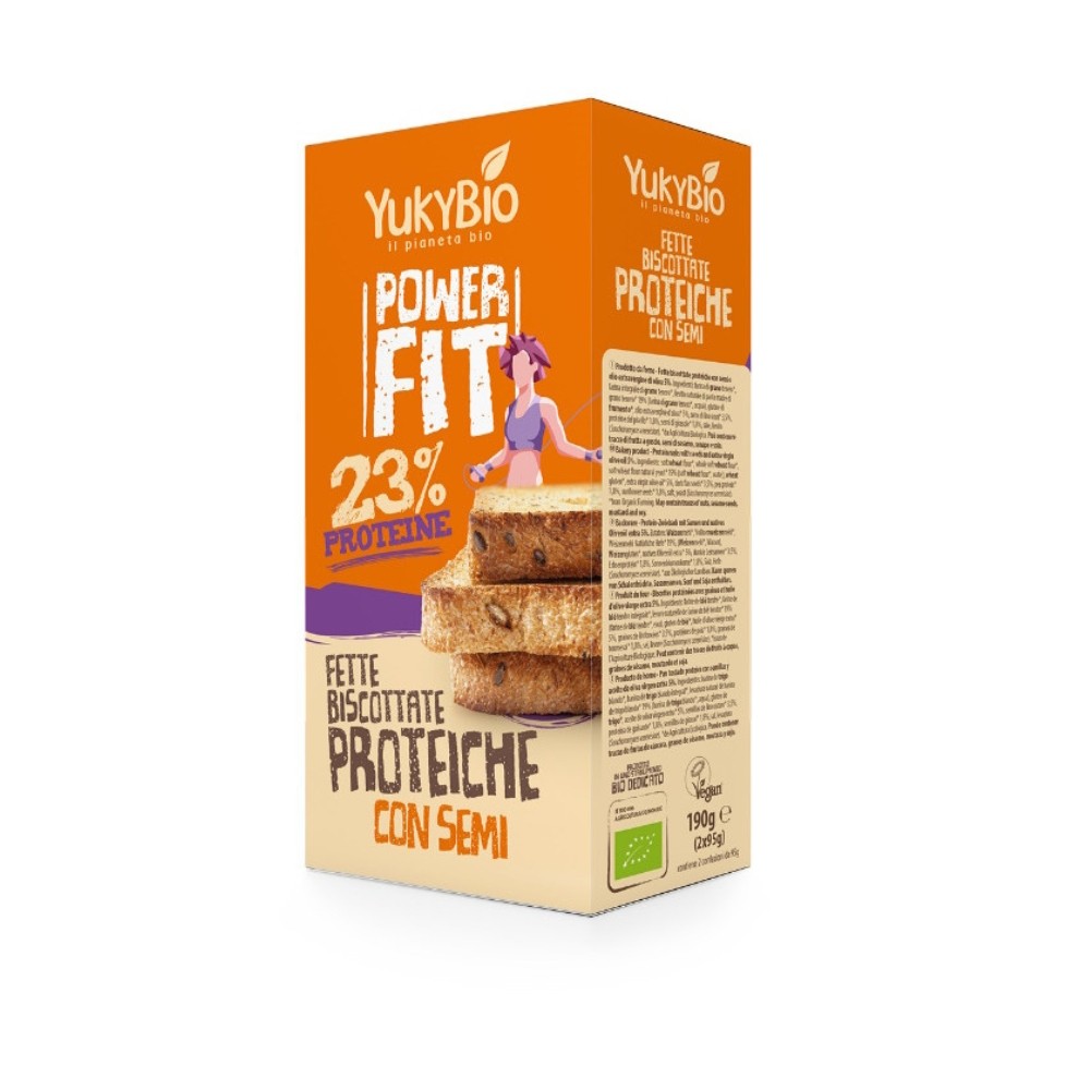 YUKIBIO PAN TOSTADO PROTEICO SEMILLAS 190G