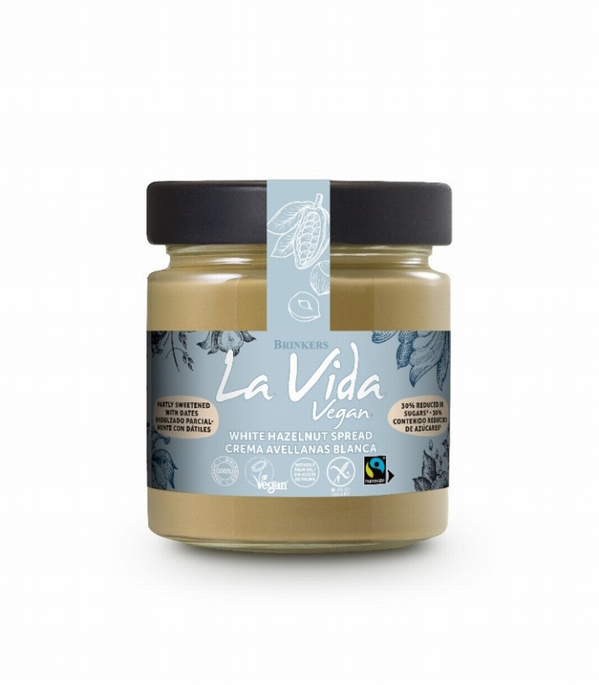 LA VIDA VEGAN CREMA AVELLAN.BLANCA BAJO AZUCAR 200