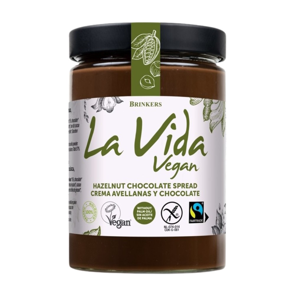 LA VIDA VEGAN CREMA CHOCOLATE AVELLANA 600GR
